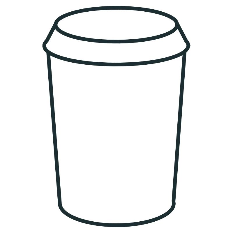 Einfache Kaffeetasse
