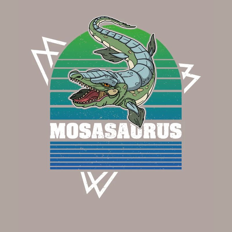 Mosasaurus Urzeit Dino Kinder Spruch Geschenk