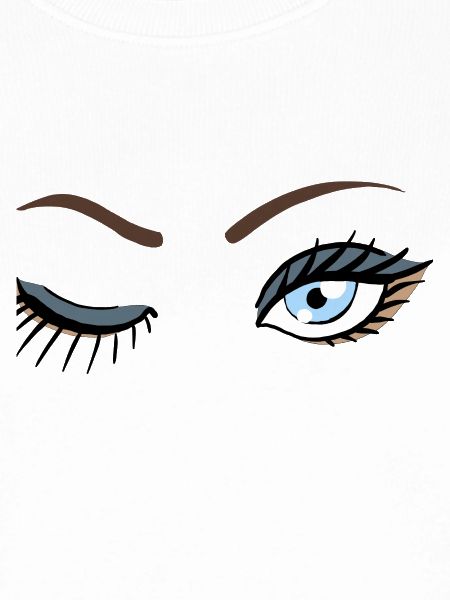 Augen Zwinker