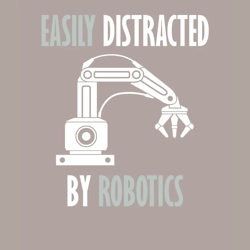 Abgelenkt von Robots Programming Coder Engineer