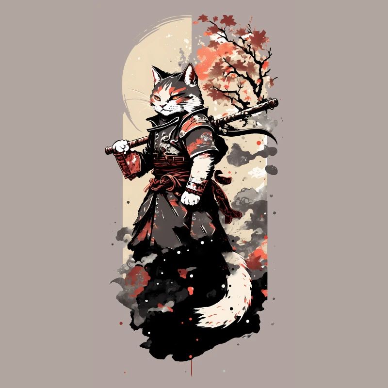Samurai Cat: Maître du combat à l’épée