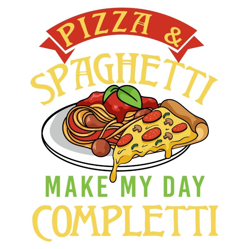 Pizza und Spaghetti machen mich zu Completti Pasta