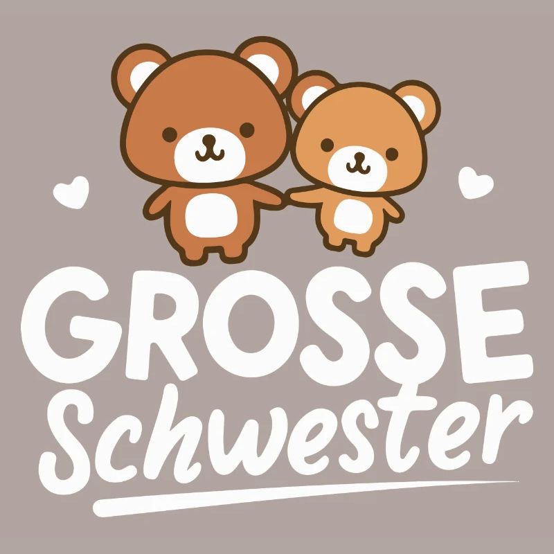 Großes Schwesterbärchen Schwester werden