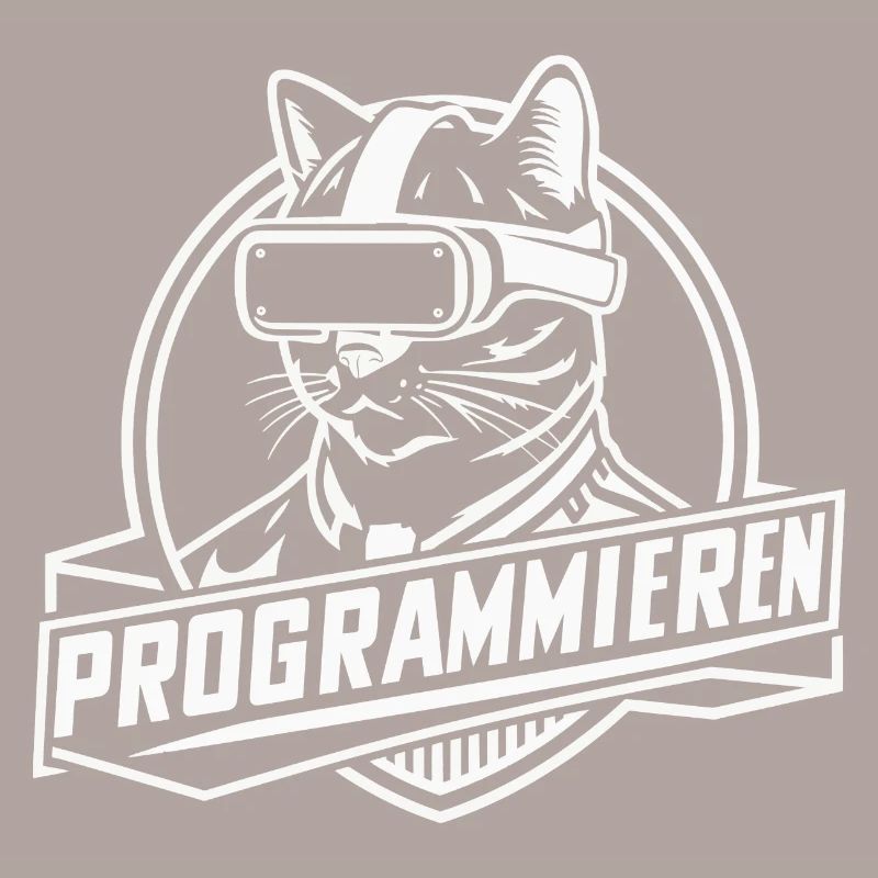 Coder-Katze Lustig Programmieren Geek Geschenk