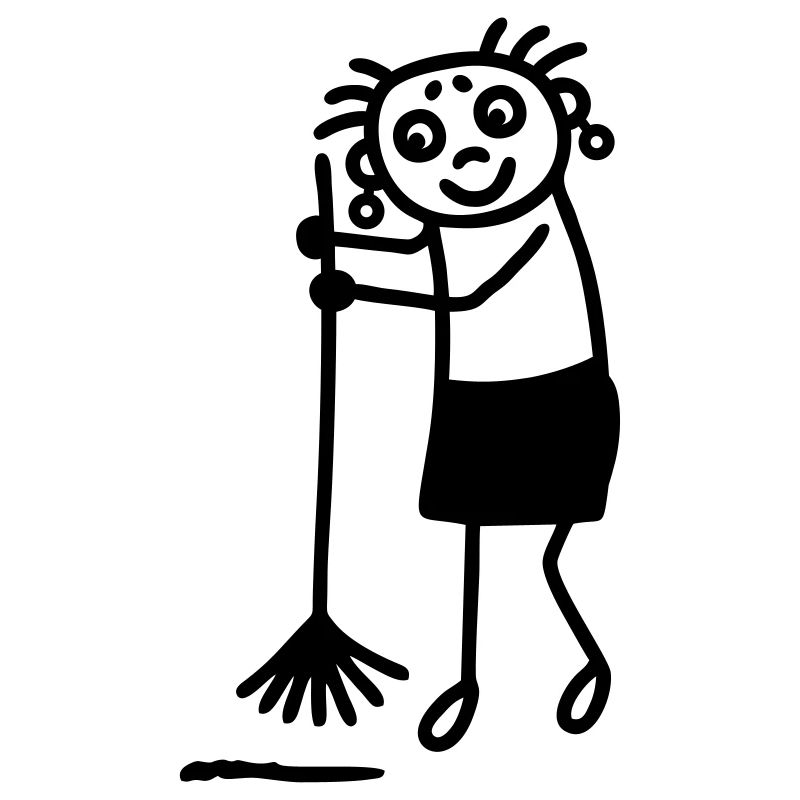 Fleißige Hausfrau