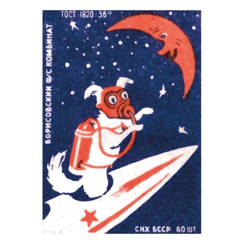 Laika URSS URSS Chien de l’espace cadeau Russie