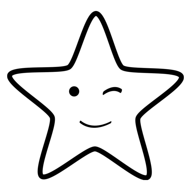 Zwinkernder Stern