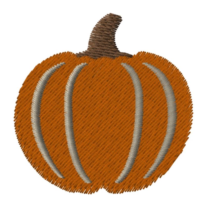 Citrouille brodée