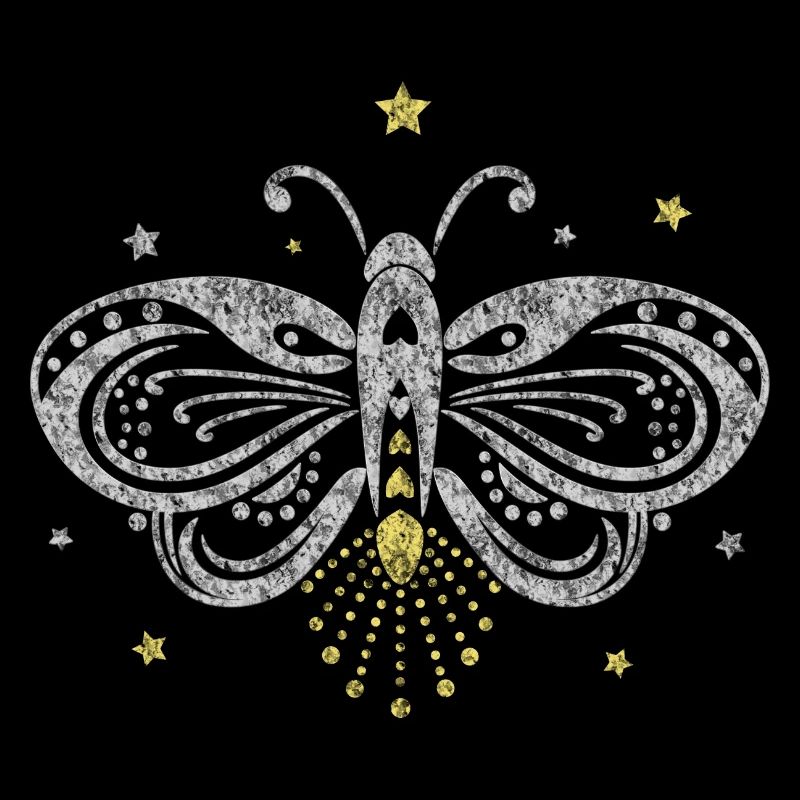 Firefly moth tattoo light star