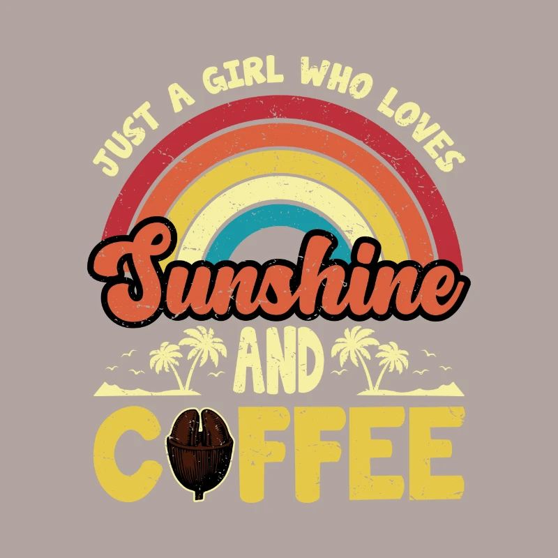 Nur ein Mädchen, das Kaffeedesign liebt