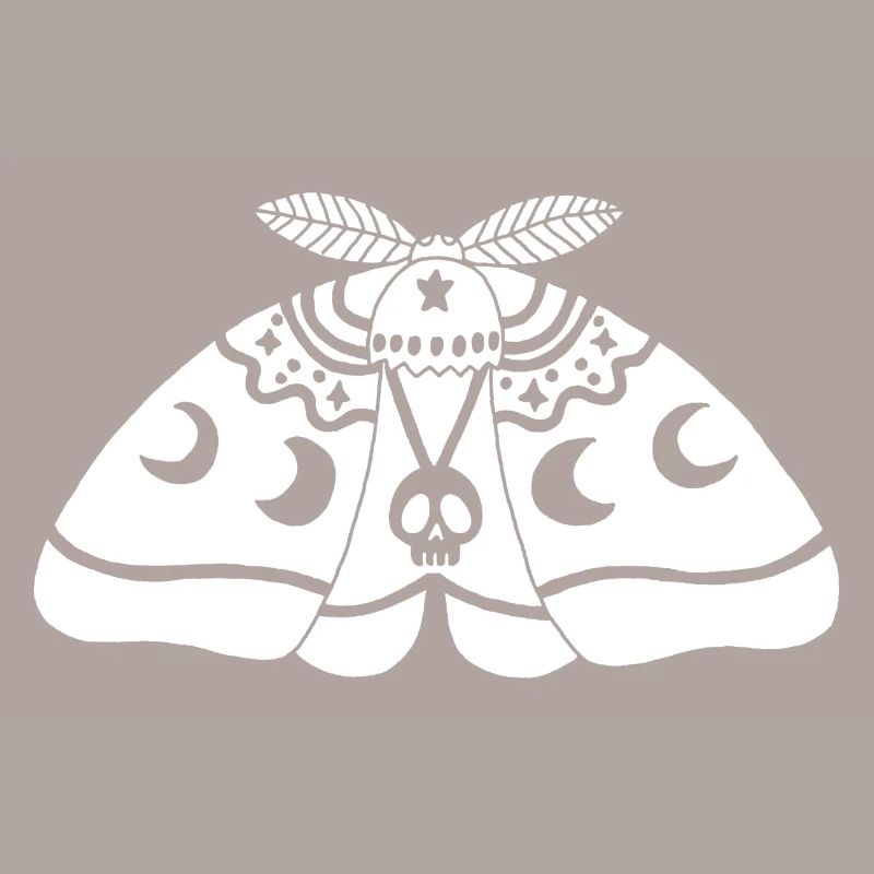 White moth