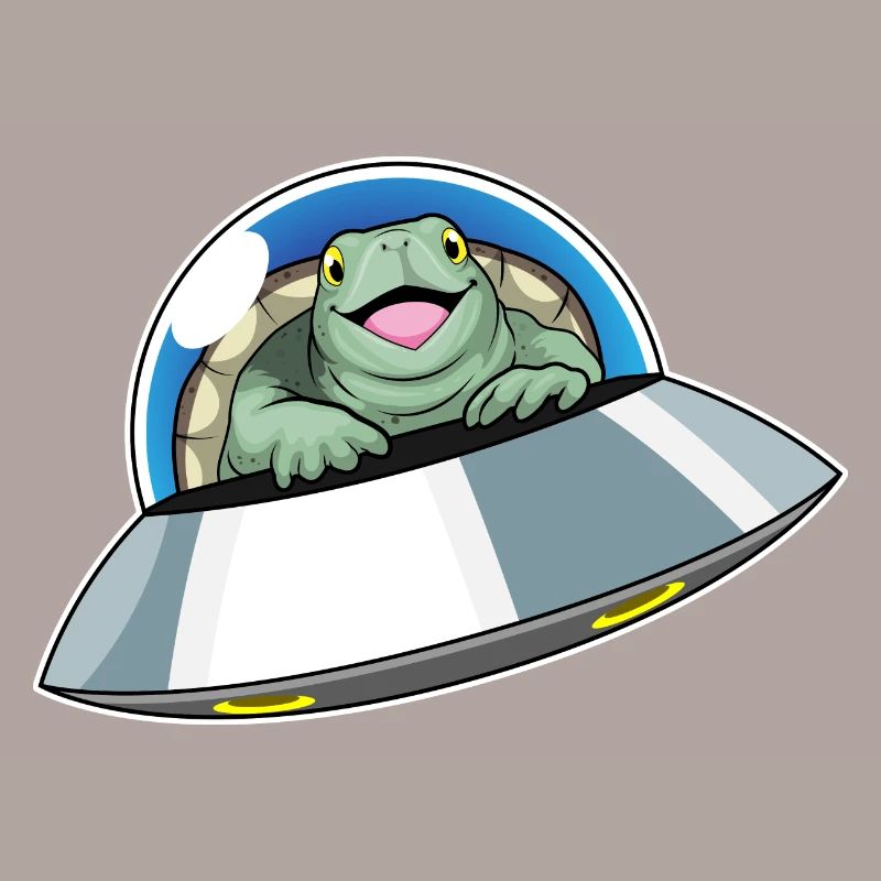 Turtle Spaceship Space