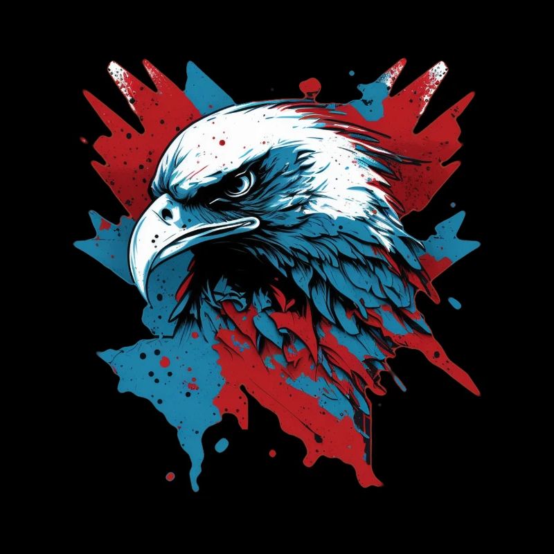 Patriotischer Adler