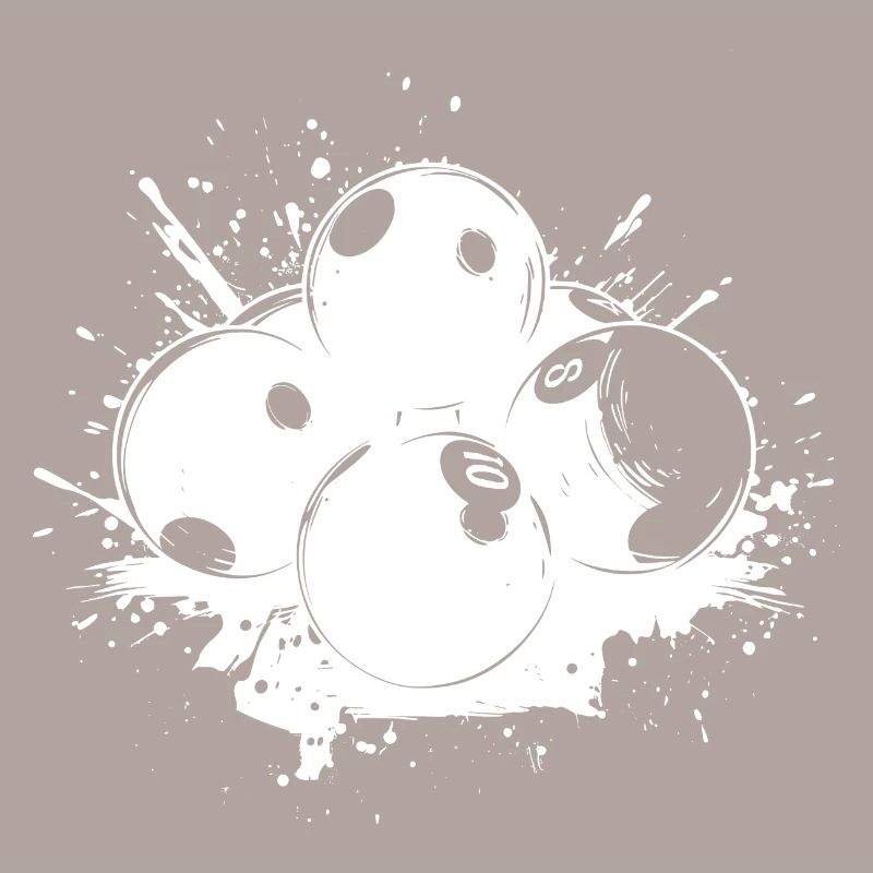 Boules de billard Graffiti