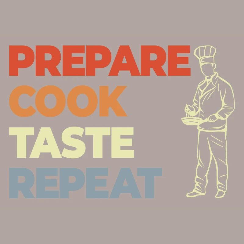 Préparer Cuire Goûter Répéter