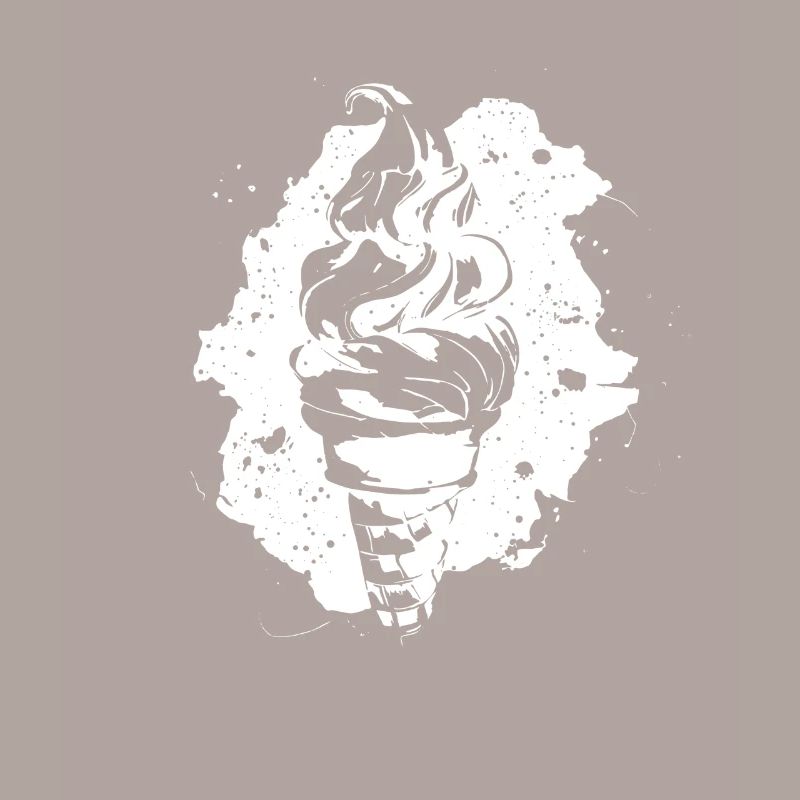 Graphique de crème glacée