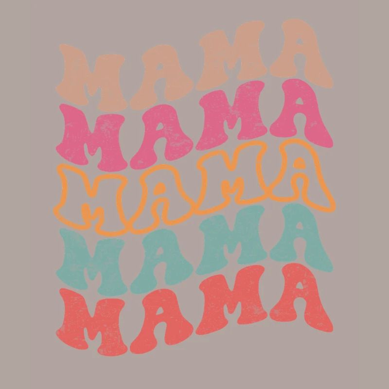 Retro Groovy Mama Textmuster