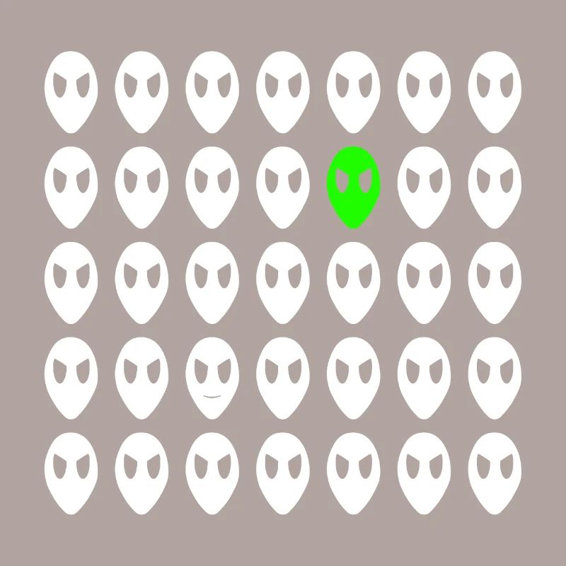 alien face