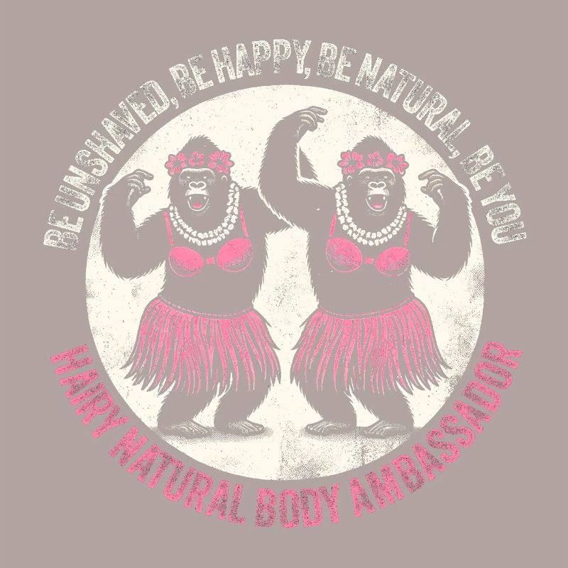 Hula Dancer Gorilla Celebration Tee
