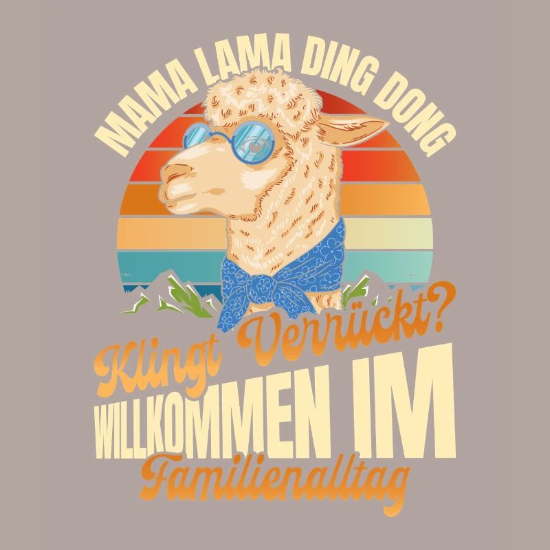 Werdende Mutter MAMA LAMA DING DONG Lustiges