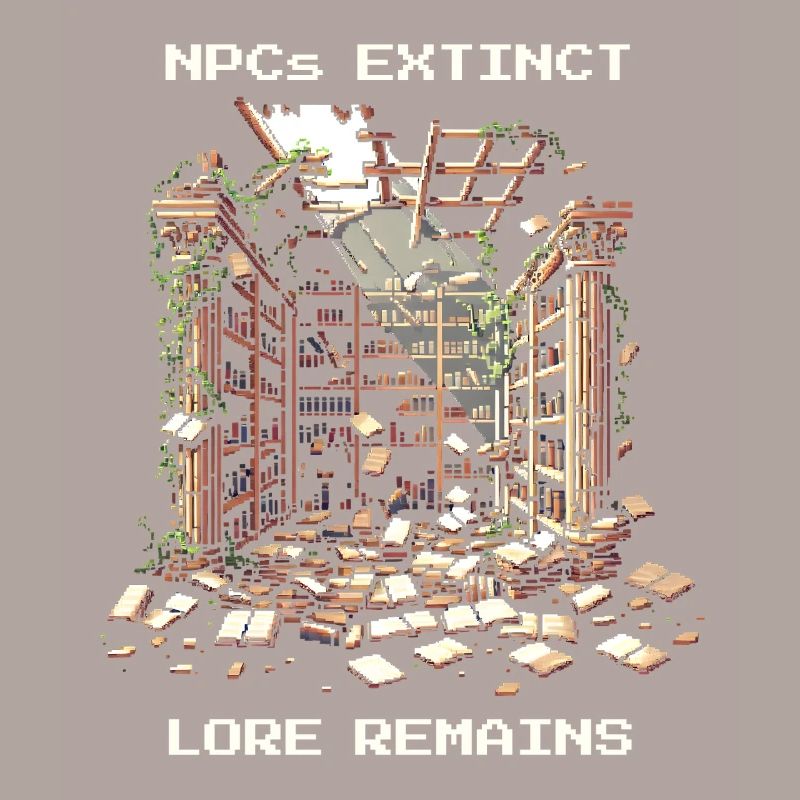 NPCs gone, lore stays | Post-apocalyptic
