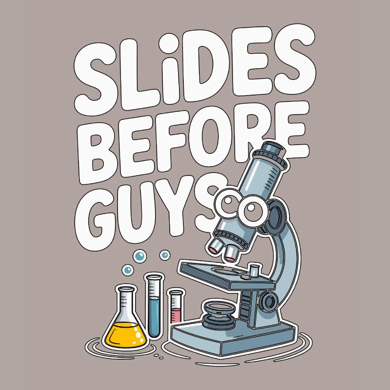 Lab Technician Slides Before Guys Laboratory Work