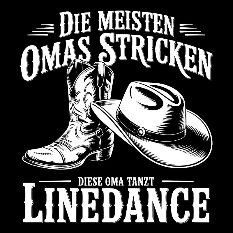 Le design de bottes de danse en ligne de grand-mère