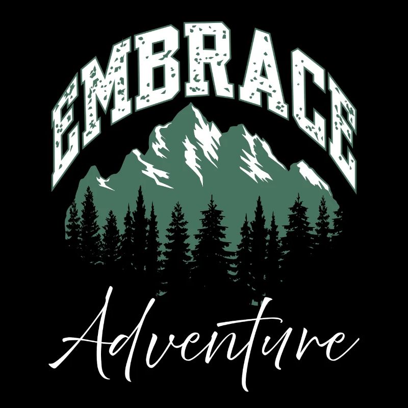 Umarme das Adventure Mountain Logo