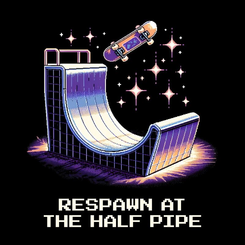 Respawn an der Halfpipe | Skateboard