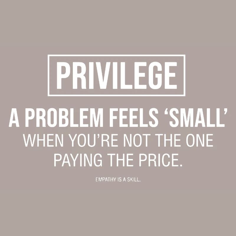 Empathie Statement Typografie