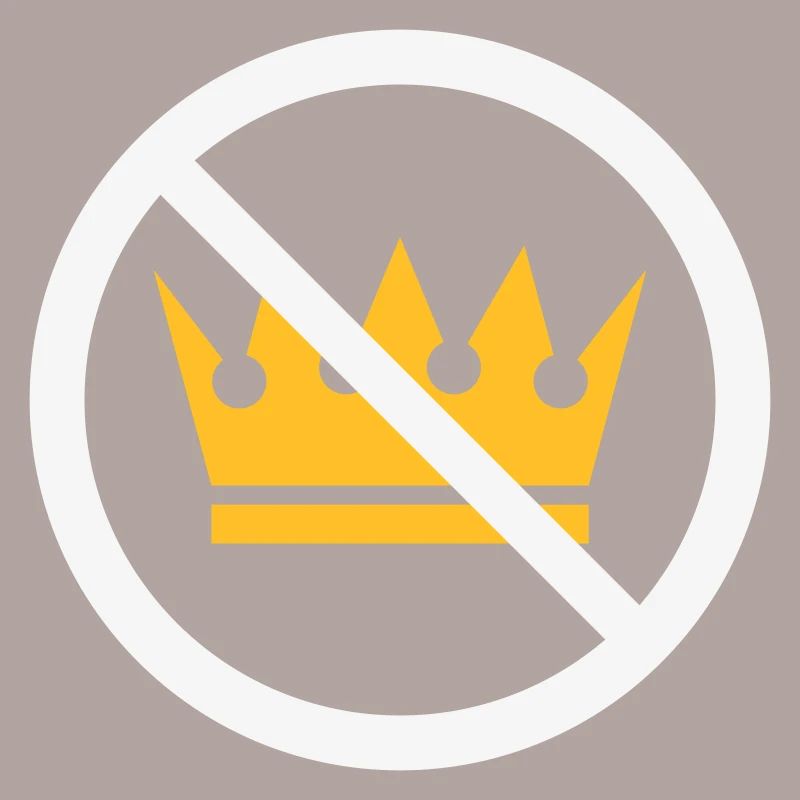 No Kings! (Protest Sign / NEG 2C)