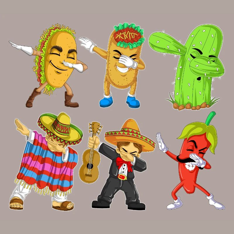 Cinco de Mayo Dab-Hemd