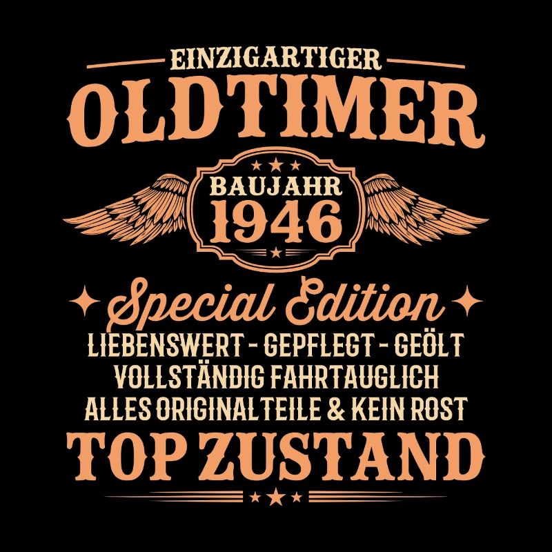 Oldtimer Baujahr 1946 – 80. Geburtstag Geschenk