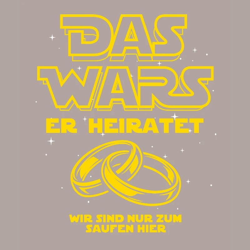 JGA Das Wars. Er heiratet - Eheringe