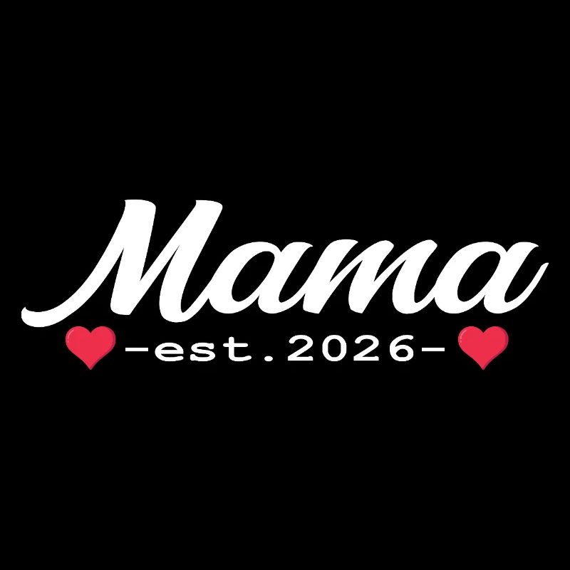 Mama 2026 Schwangerschaft Geschenk