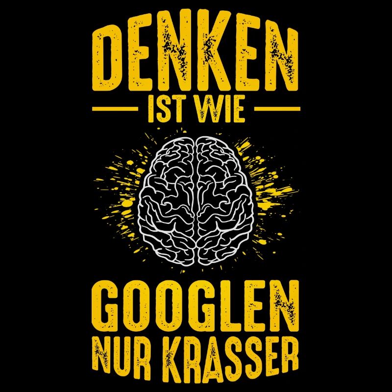 Thinking is like googling only crass brain students