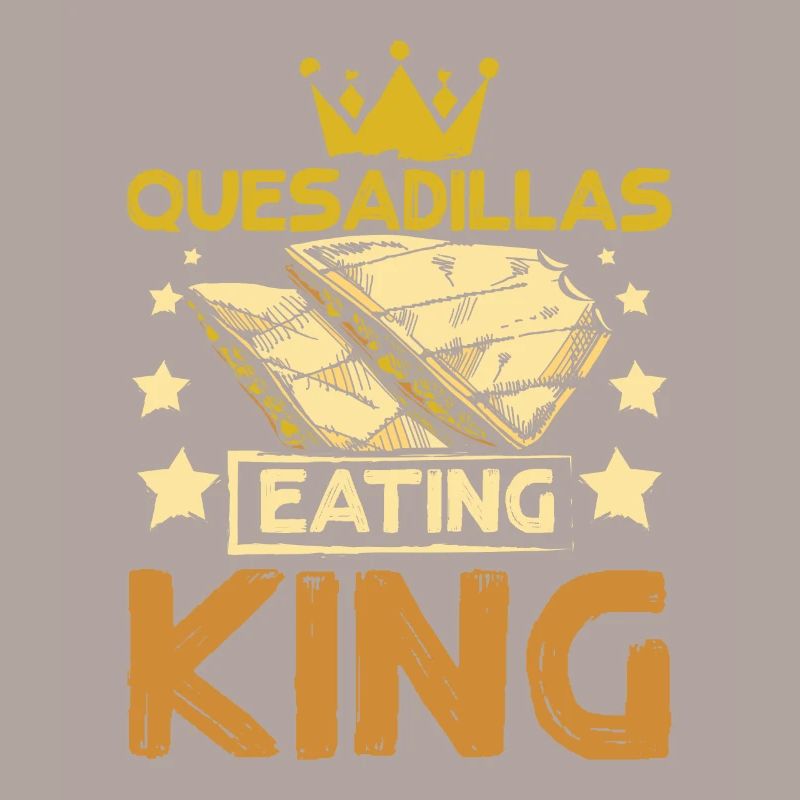 Quesadillas mangeant roi