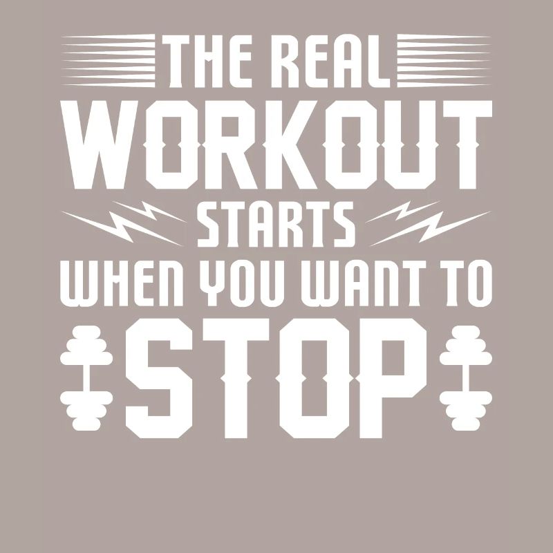 Das echte Workout beginnt, wenn du aufhören willst