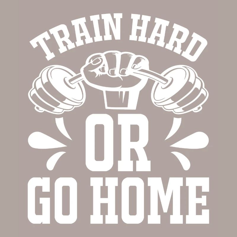 Trainiere hart oder geh nach Hause -