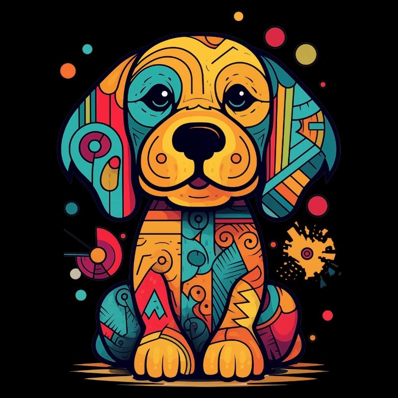 Bunter Hund