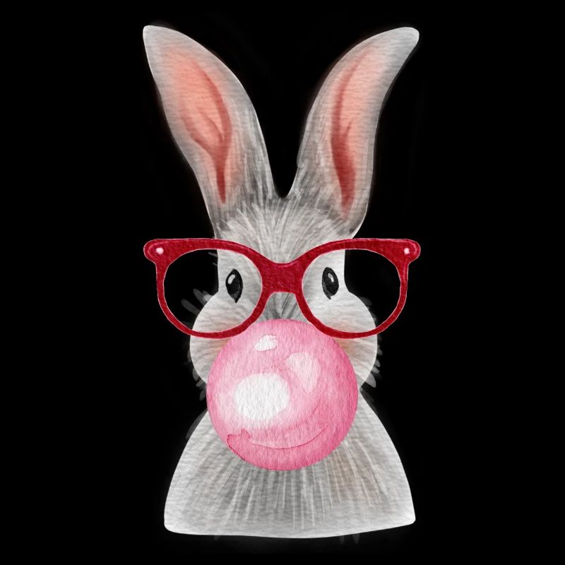 Rabbit chewed gum