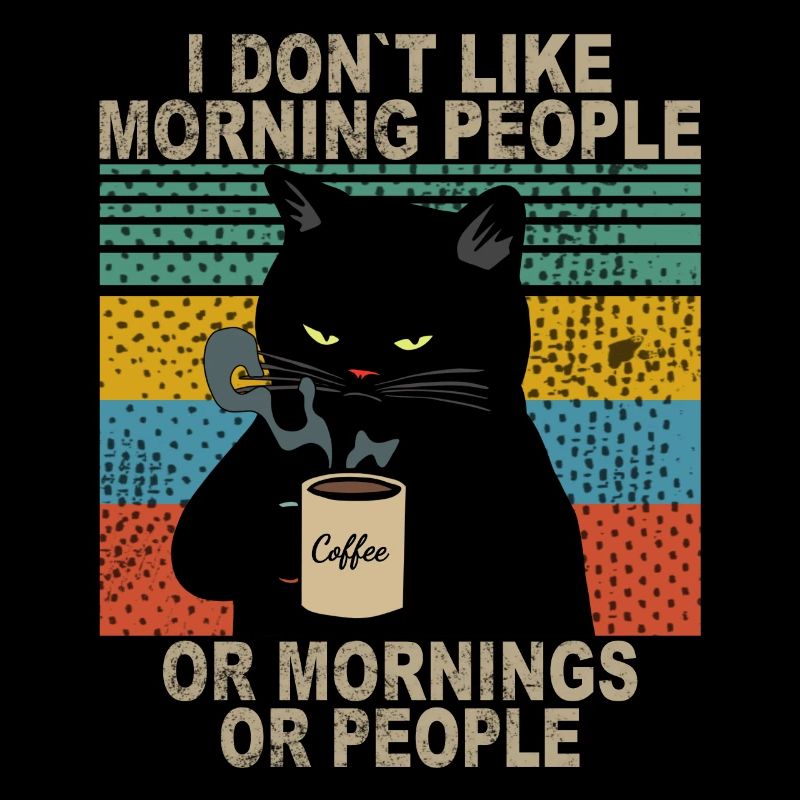 Drôle de mouflet chat café design