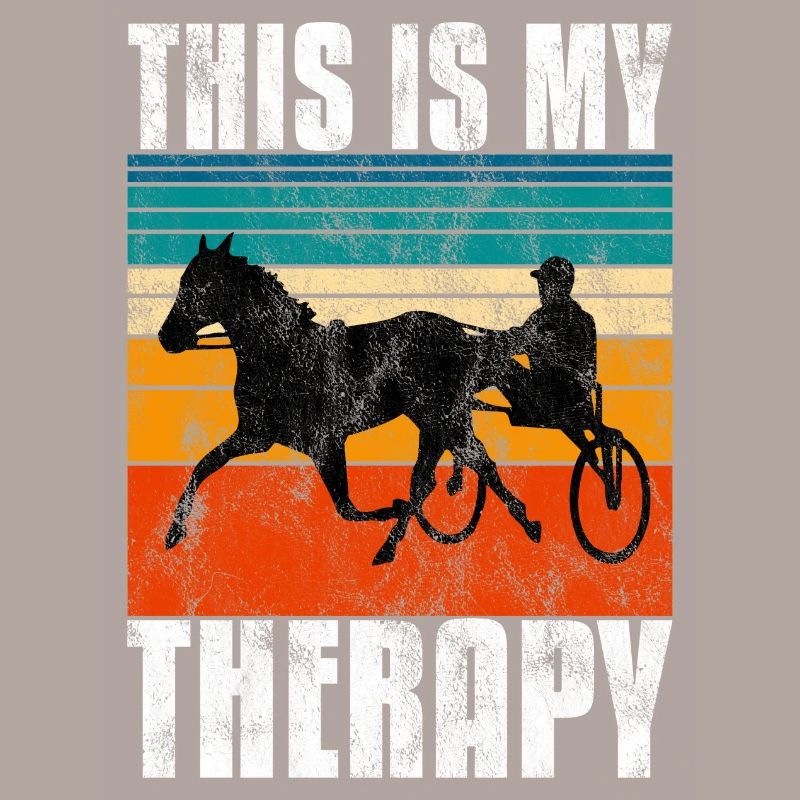 This is my therapy Trotting Harness Width Retro