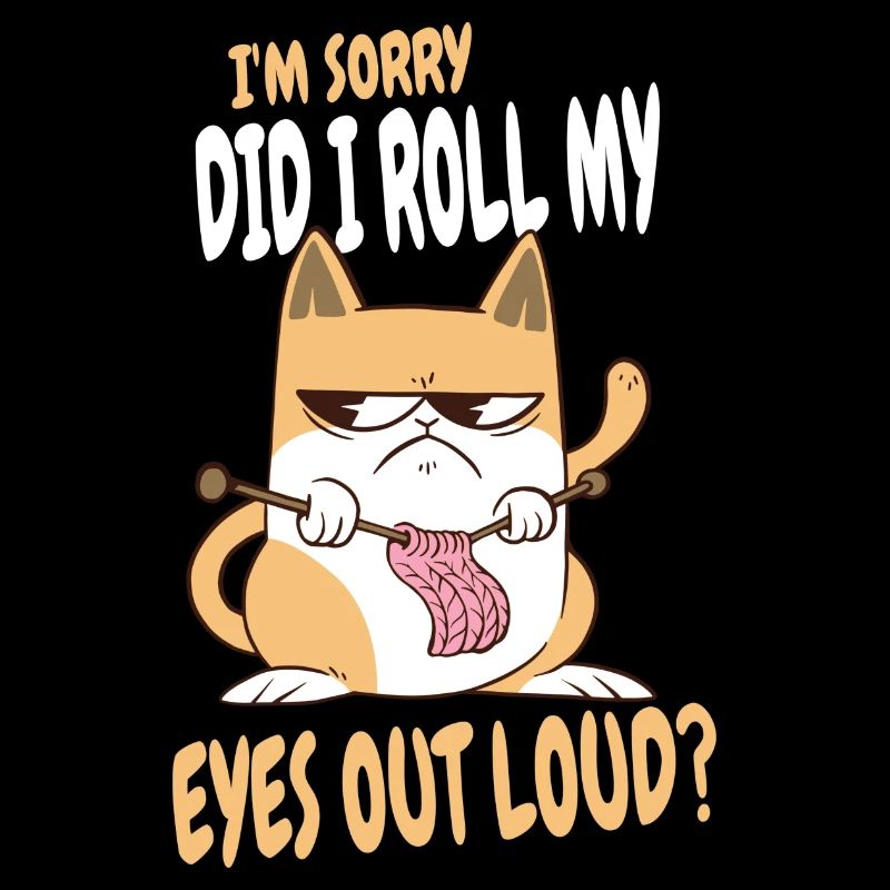 Sarkasmus Ironie Humor Spruch Katze Geschenkidee
