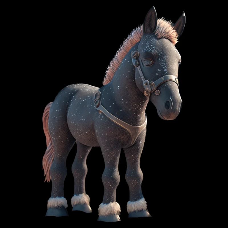Cheval de dessin animé