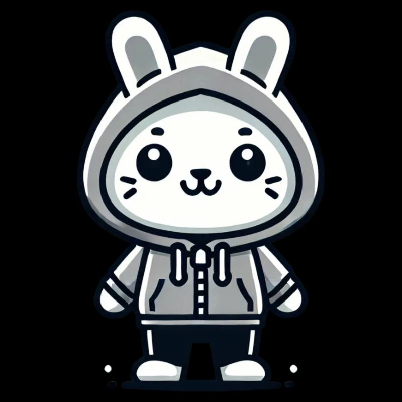 Playful Bunny - Confident and Cool