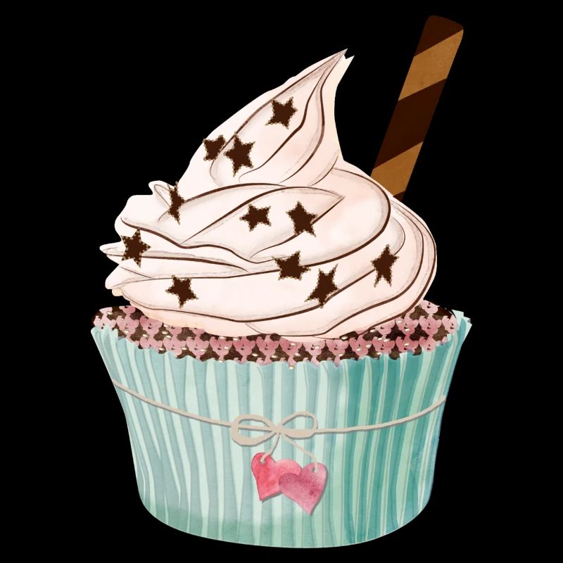 Cupcake mit Herz