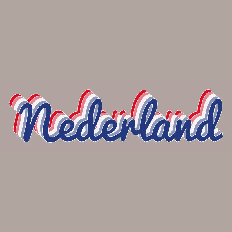 Couleurs du drapeau d’écriture des Pays-Bas