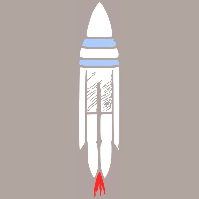 Vecteur de vol spatial spatial de fusée spatiale