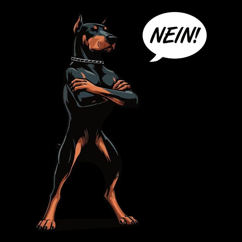Nein Dobermann Dobermannbesitzer Dobermannhalter